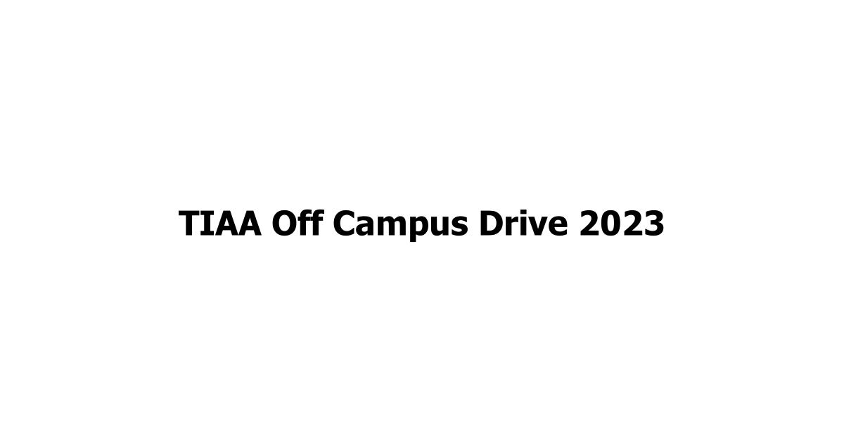 TIAA Off Campus Drive 2023